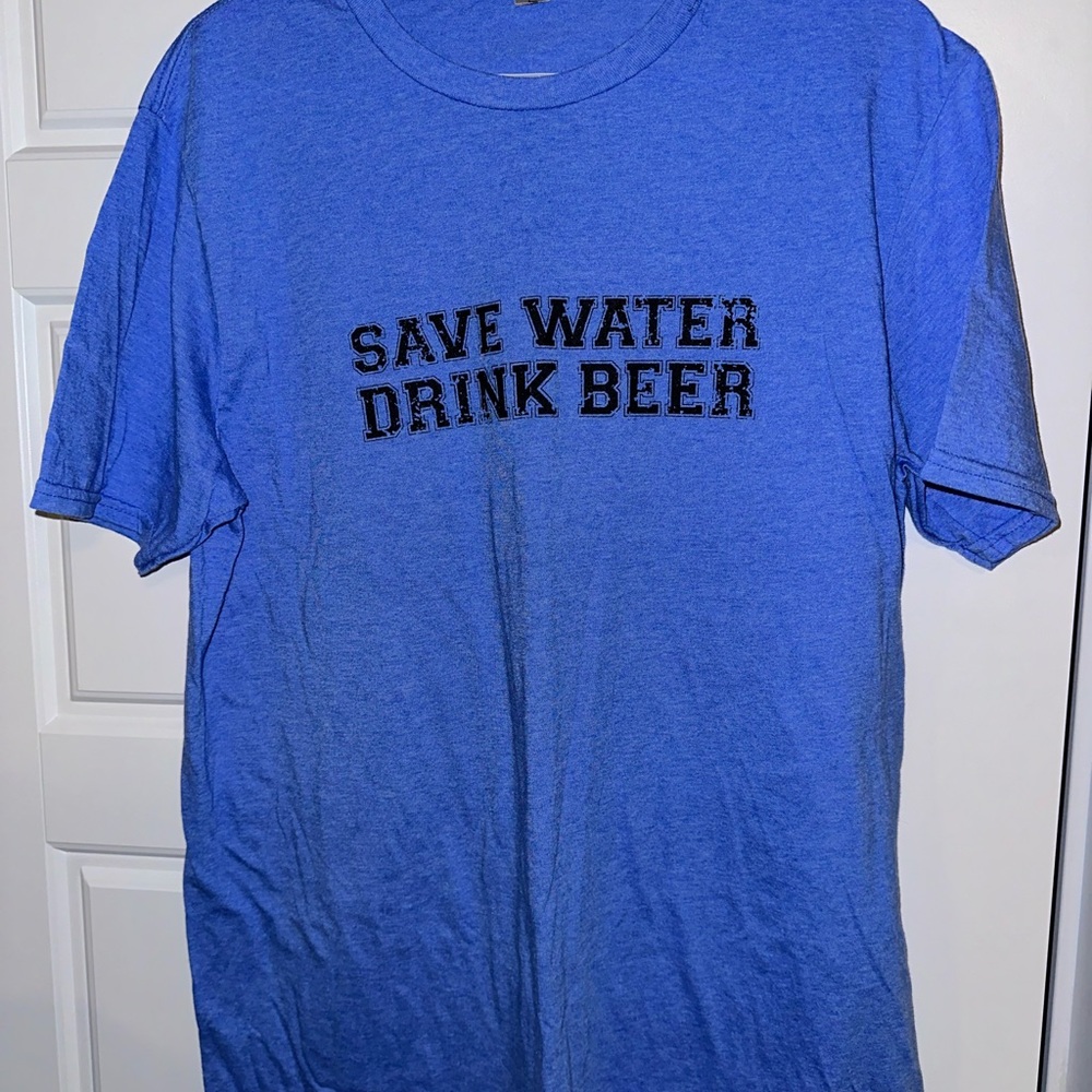 Funny Blue Graphic T Shirt